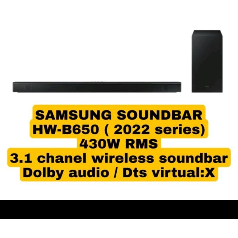Jual Speaker Soundbar Samsung HWB650 3.1 Channel Shopee Indonesia