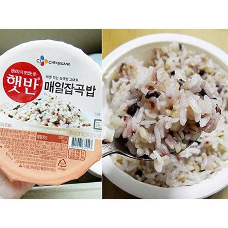 Jual CJ Hetban Cooked Multigrain Rice - Nasi Multigrain Instan Korea ...