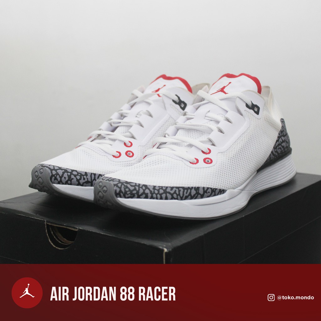 Jual Air Jordan 88 Racer White Cement Shopee Indonesia