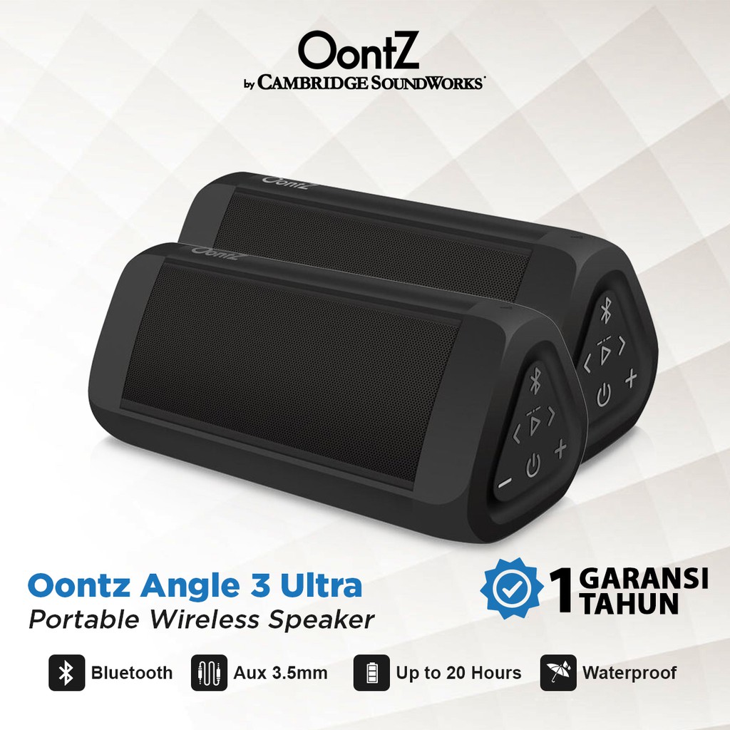 Jual 2 unit Oontz Angle 3 Ultra Waterproof Bluetooth Speaker Portable