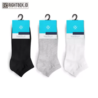Rightbox ID, Kaos Kaki Pendek Semata Kaki, Tersedia 17 Warna Polos, Allsize Dewasa Fit to 37 - 42