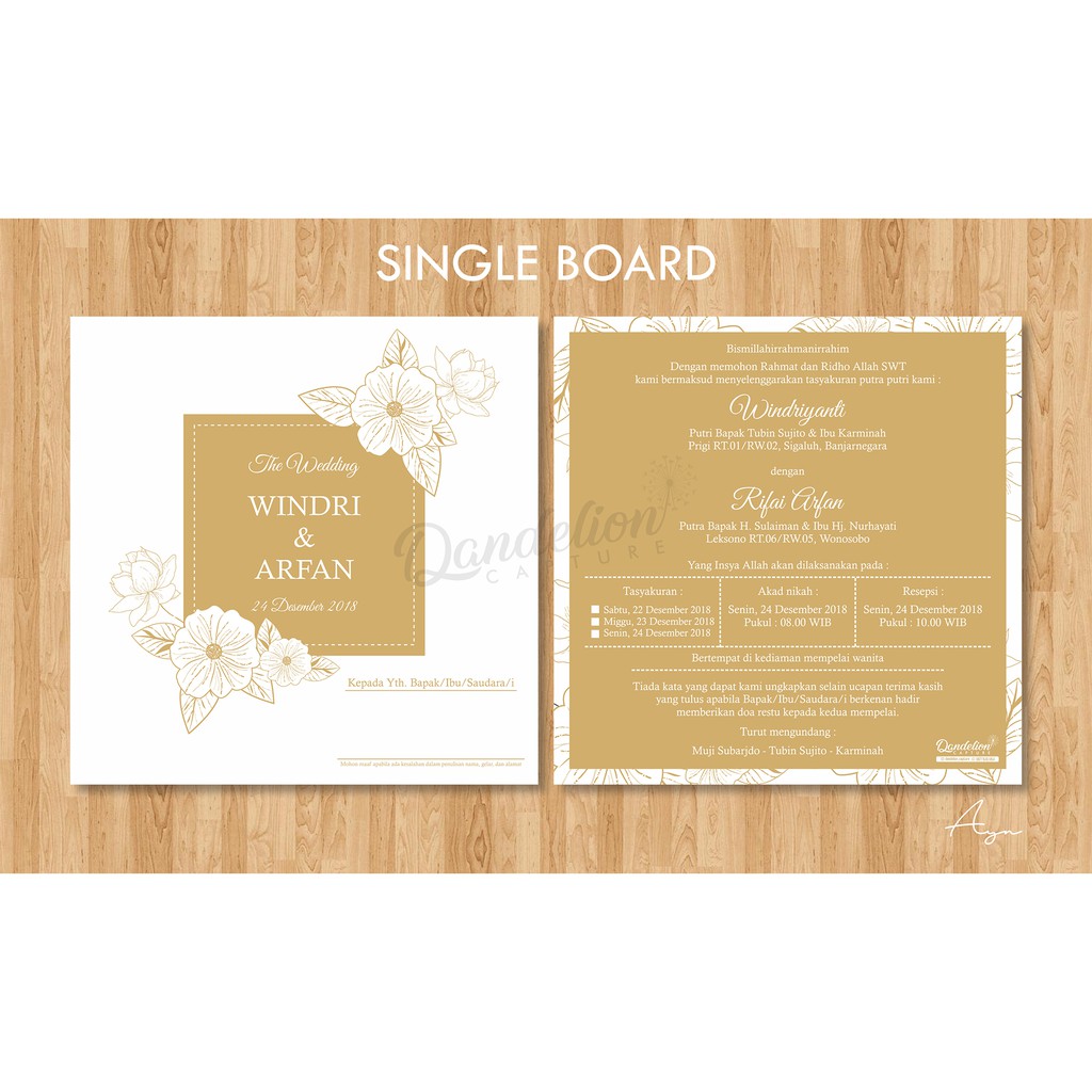 Jual Desain Undangan Pernikahan ( SOFT FILE ) | Shopee Indonesia