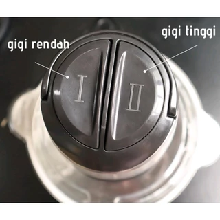 (fashionstar9) Blender Chopper 2L Stainless Food Processor Penggiling Daging Bumbu Buah Sayur Portable