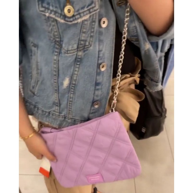 stradivarius quilted crossbody bag