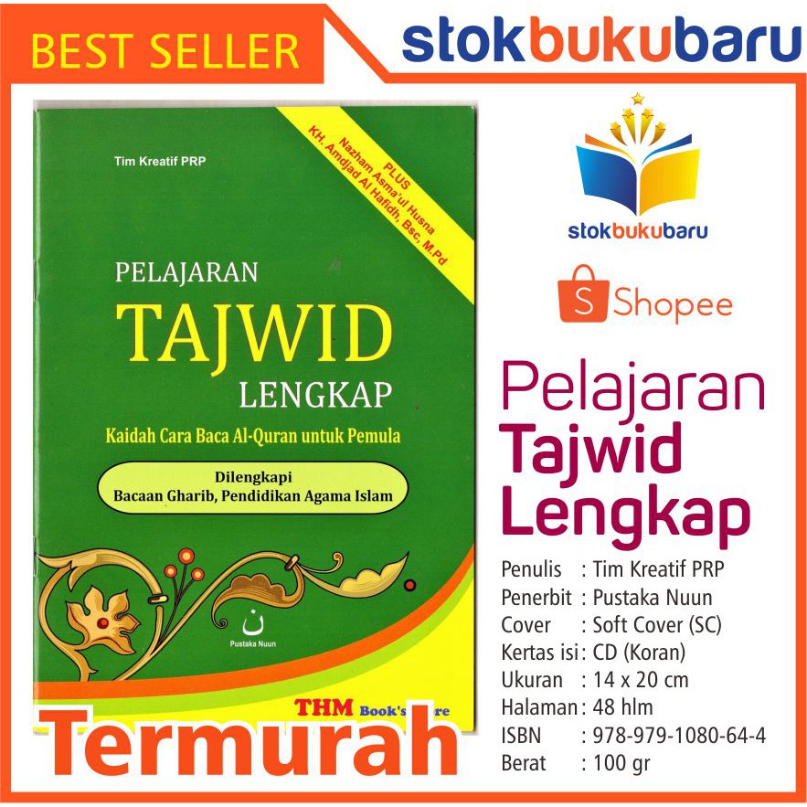 Jual Buku Pelajaran Tajwid Lengkap Shopee Indonesia 6213