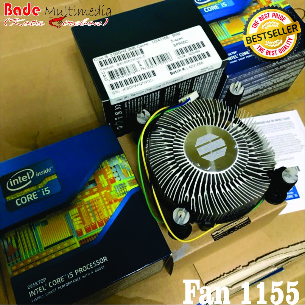 Jual FAN Processor 1155 1156 1150 1151 Core I3 I5 I7 ORIGINAL INTEL ...