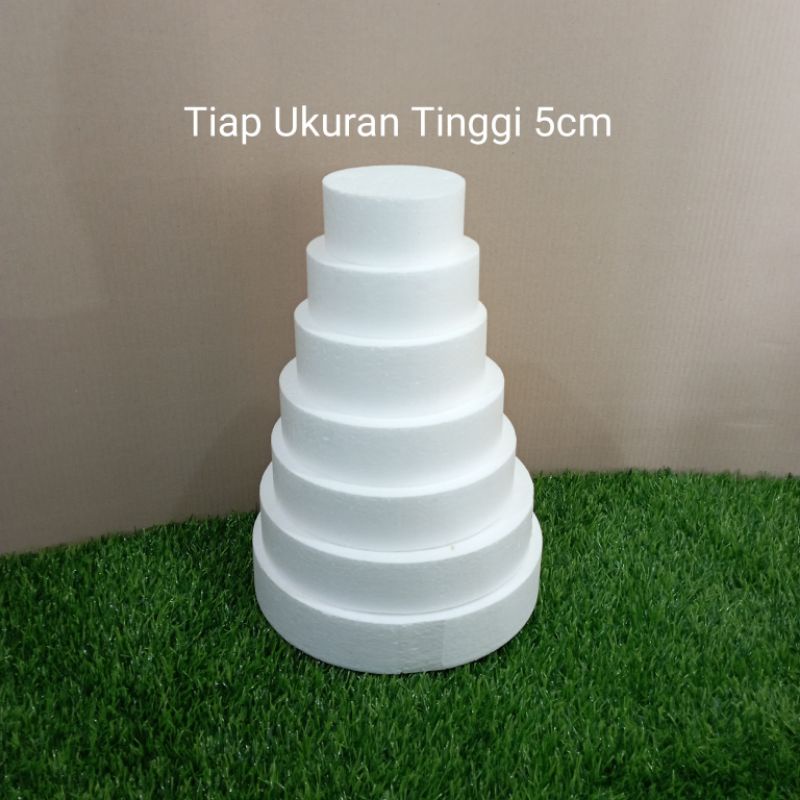 Jual Dummy Cake Styrofoam Gabus untuk Tower Snack Kue atau Art Lainya