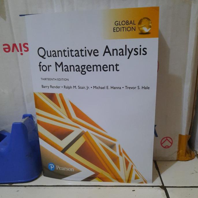 Jual Quantitative Analysis For Management 13th Thirteenth Edition Render Shopee Indonesia 6462