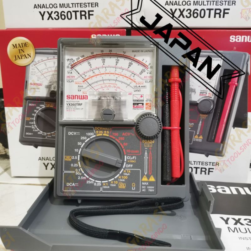 Jual multitester analog SANWA YX360TRF JAPAN ORIGINAL multimeter sanwa