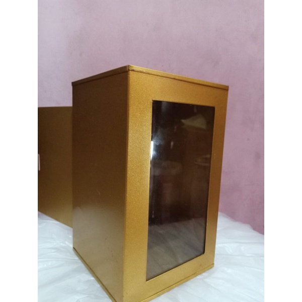 Jual celengan transparan buka tutup unik -GOLD SERIES- | Shopee Indonesia