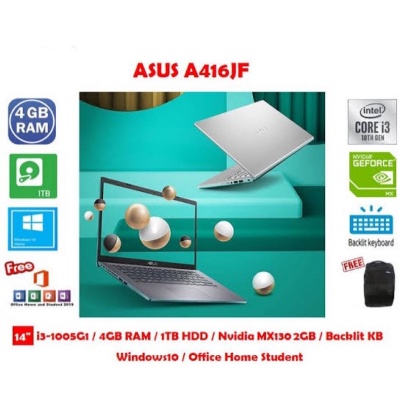 Jual GARANSI RESMI BARU Laptop Asus A416JF Core i3 1005G1