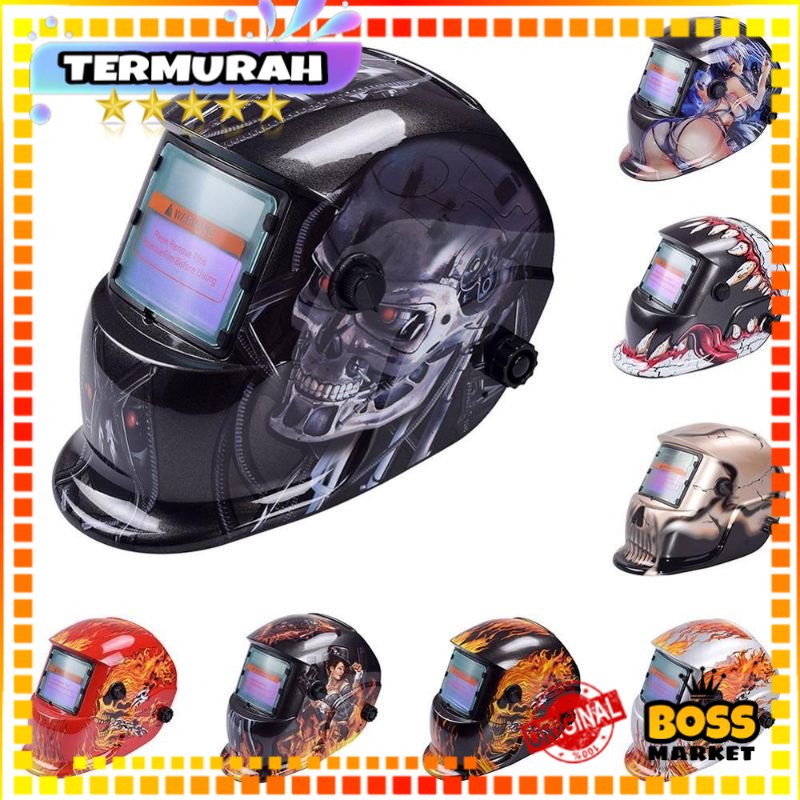 Jual Helm las otomatis auto darkening berubah gelap saat ada cahaya ...