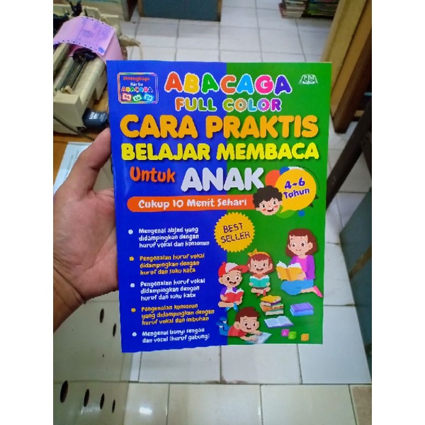 Jual Original Buku Abacaga Full Color-cara Praktis Belajar Membaca ...