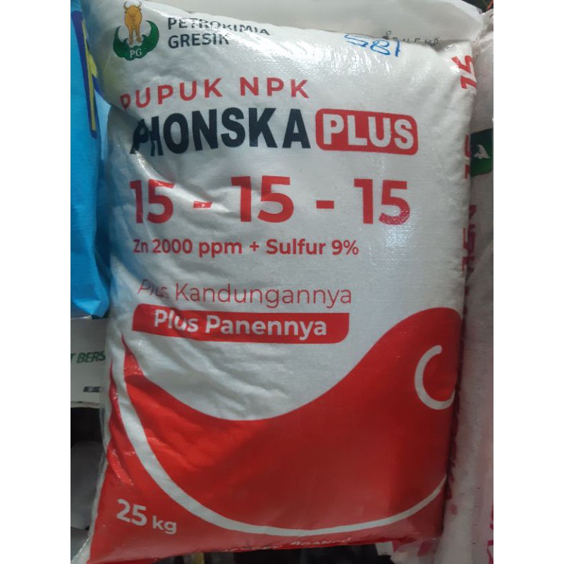 Jual Pupuk Phonska Plus Pupuk Npk Ponska Plus 15 15 15 Repack 1kg