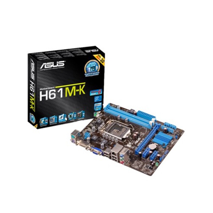 Asus H61m K Placa Base De Escritorio H61 Socket Lga 1155 ASRock > H61M