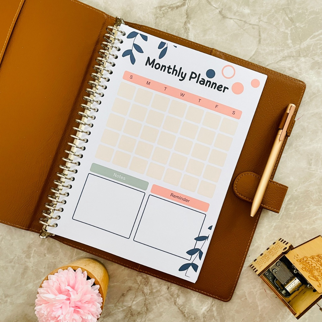 Jual Monthly Planner Weekly Planner Daily Planner Notes Isi Binder