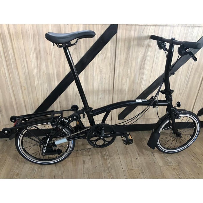 Jual Brompton C Line S6R Black Edition Black Explore Low Rise Rear Rack ...