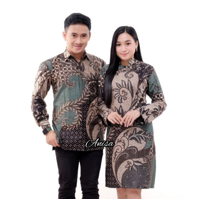 Jual Batik Couple Baju Batik Couple Lengan Panjang Seragam Batik