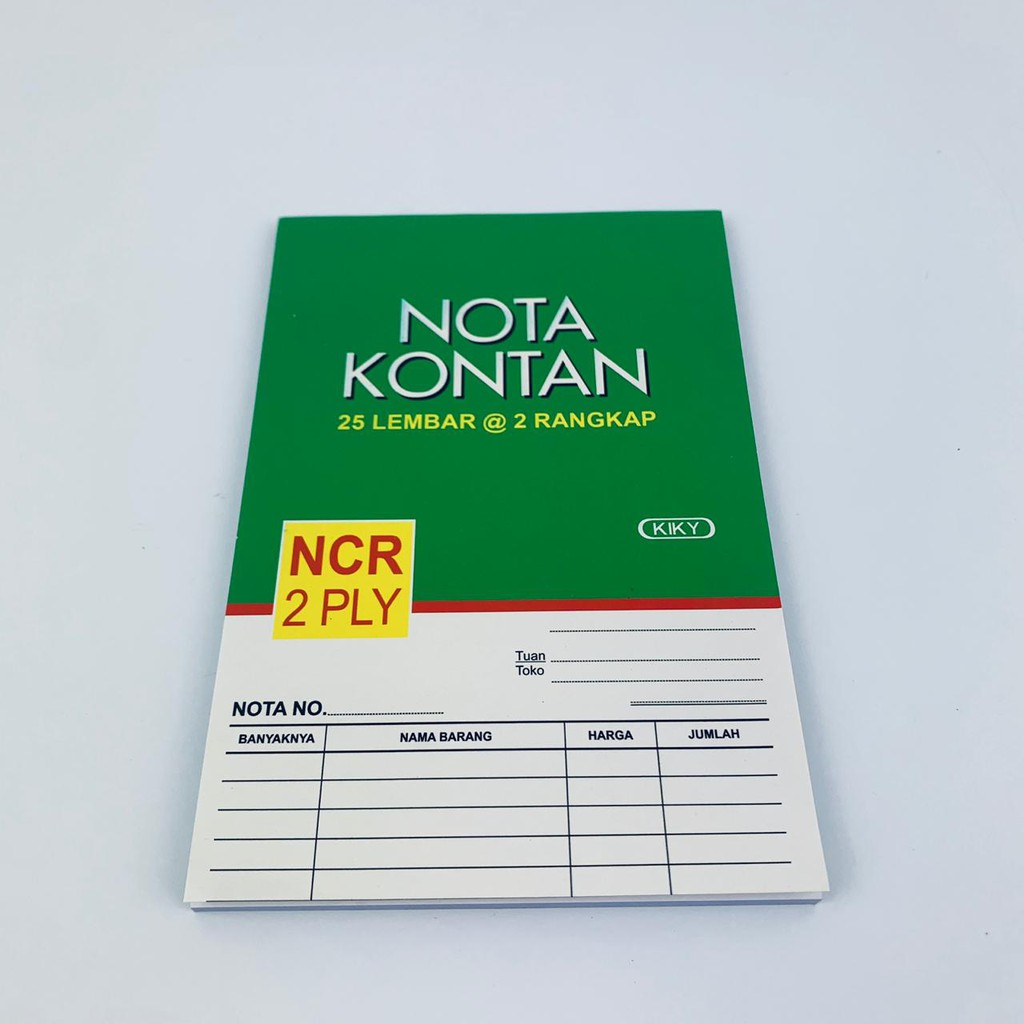 Jual Nota kontan / 25*2 lembar / Nota 2 rangkap / 15*10 | Shopee Indonesia