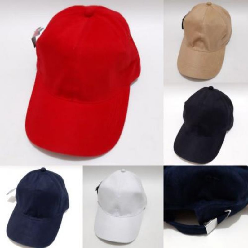 Jual Topi baseball polos ORI/Topi raffel cakop besi/Topi pria&wanita ...