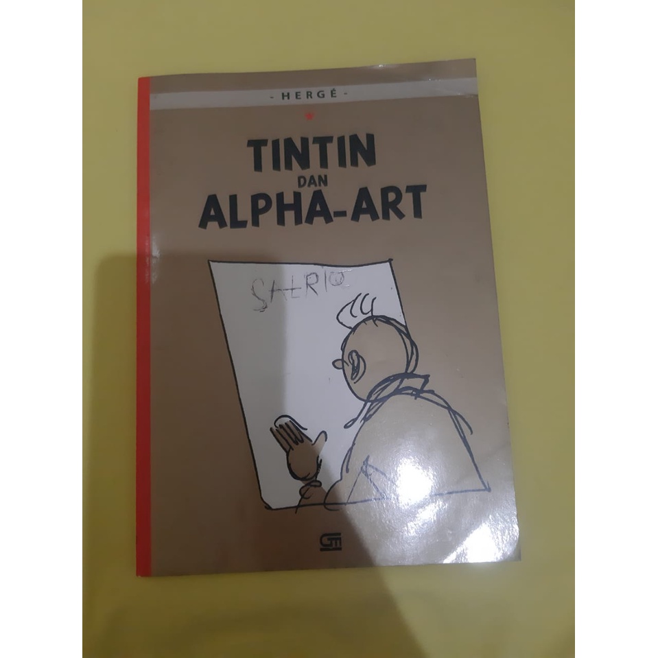 Jual Buku Komik Tintin Dan Alpha Art Oleh Herge Shopee Indonesia