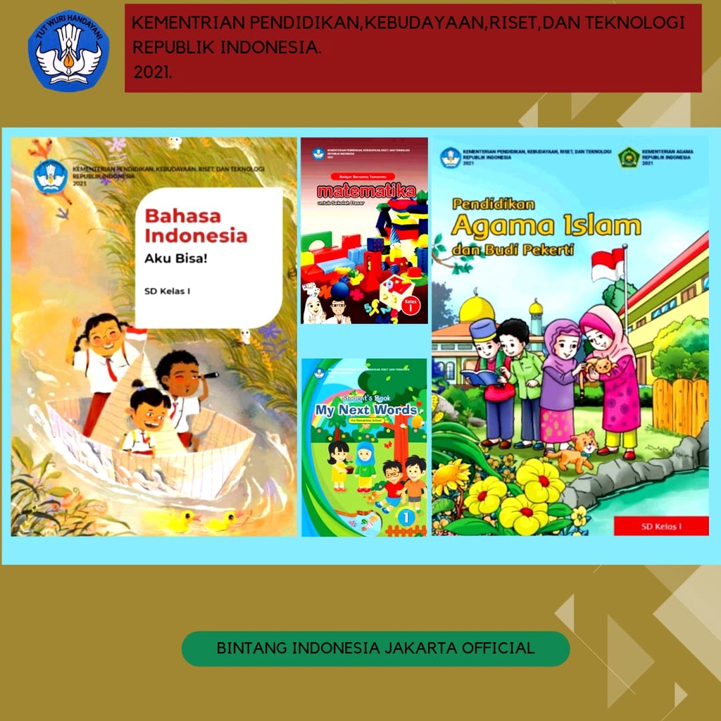 Jual Buku Paket Kelas 1 Sd Kurikulum Merdeka Kurikulum Penggerak