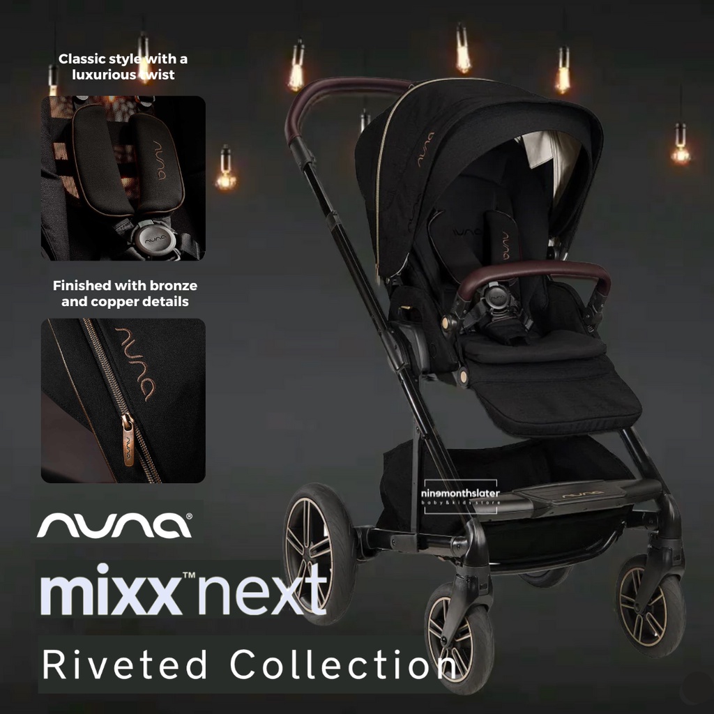 Jual Nuna Mixx Next Riveted (Special Edition) Stroller Baby Newborn 2020 2021 Kereta Dorong