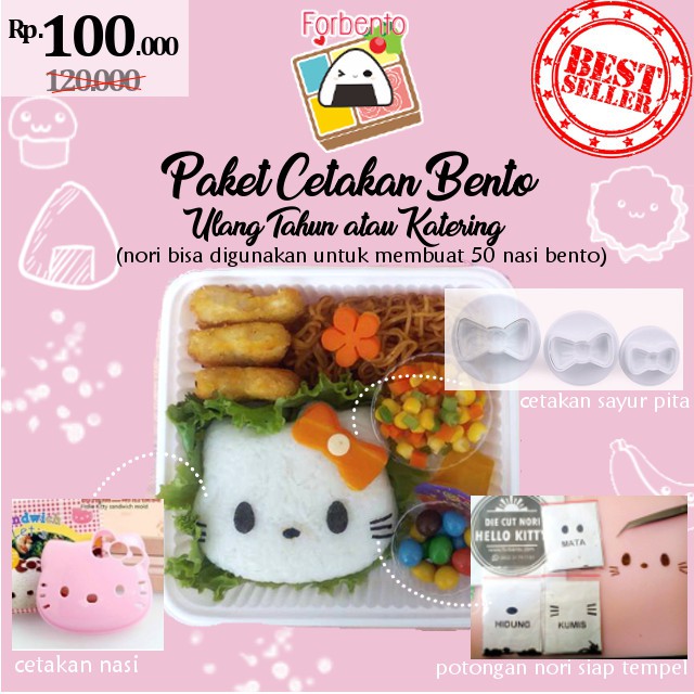 hello kitty bento lunch  Makanan kreatif, Bento, Makanan