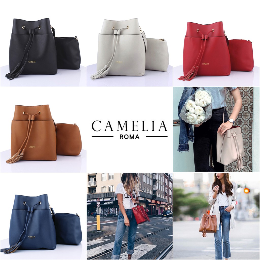 Camelia roma bucket bag sale