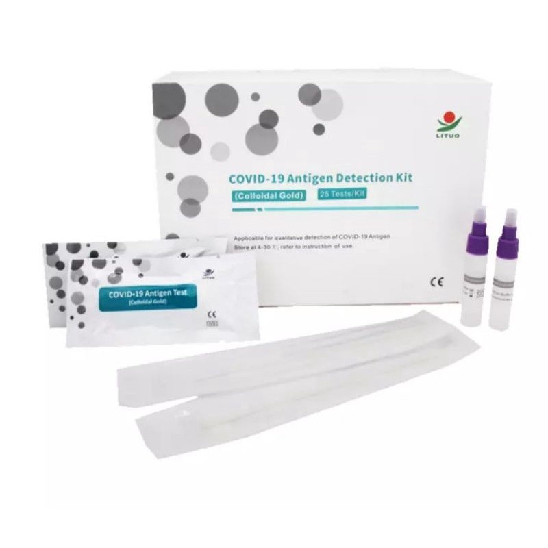 Jual Alat Tes Swab Antigen Lituo Original Kemenkes AKL | Shopee Indonesia