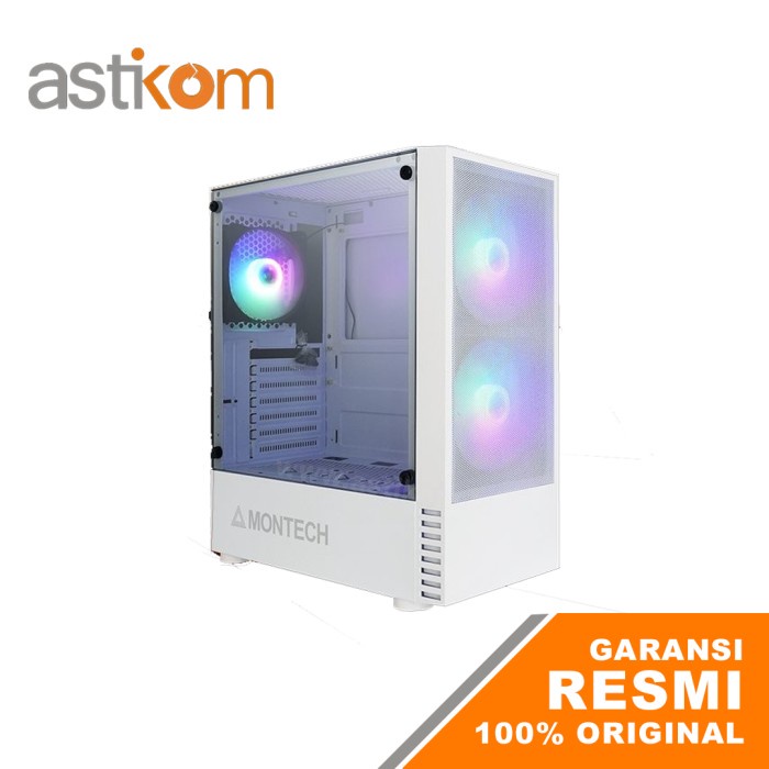 Jual Casing PC Montech X2 MESH WHITE ATX TEMPERED GLASS PC CASE ...