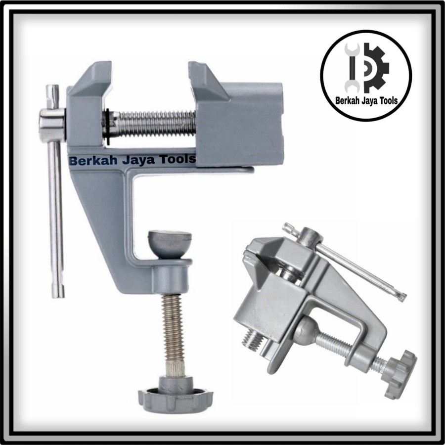 Jual Mini Vise Clamp Meja Klem Catok Vise Table Alumunium Penjepit Benda Shopee Indonesia