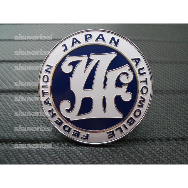 Jual Emblem Grill JAF Japan Automobile Federation Grade A | Shopee ...