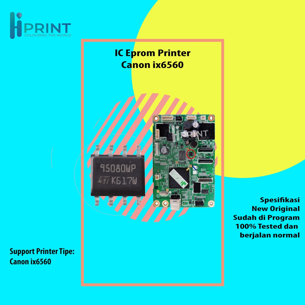Jual IC Eprom Canon Ix6560, IC Eeprom Canon Ix6560, IC Counter 6560 ...