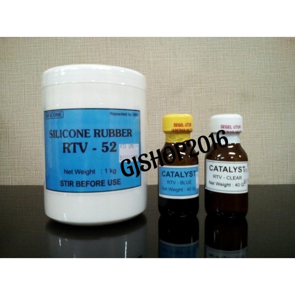 Jual Silicone Rubber RTV 52 1kg / Bahan Membuat Mold Cetakan Silicone ...