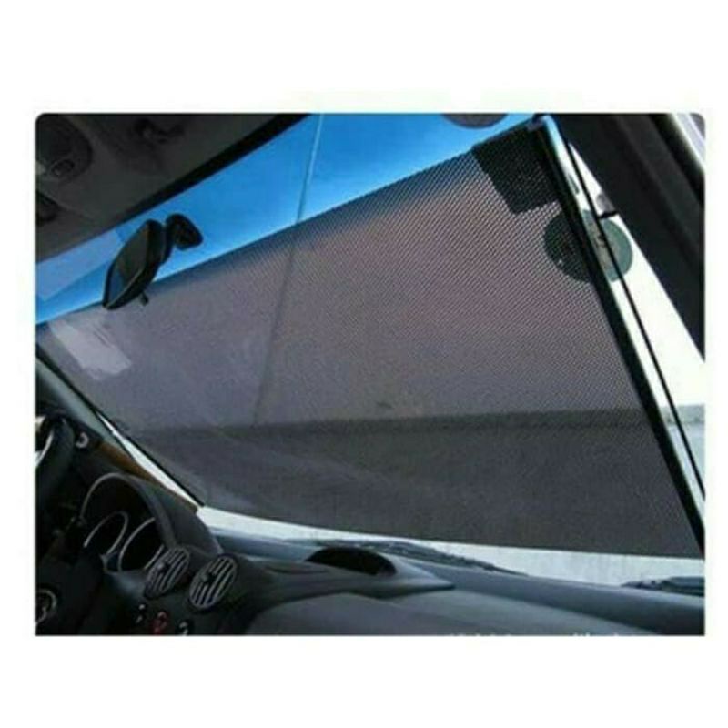 Jual sun shield pelindung kaca mobil anti panas roll gulung kuat import ...