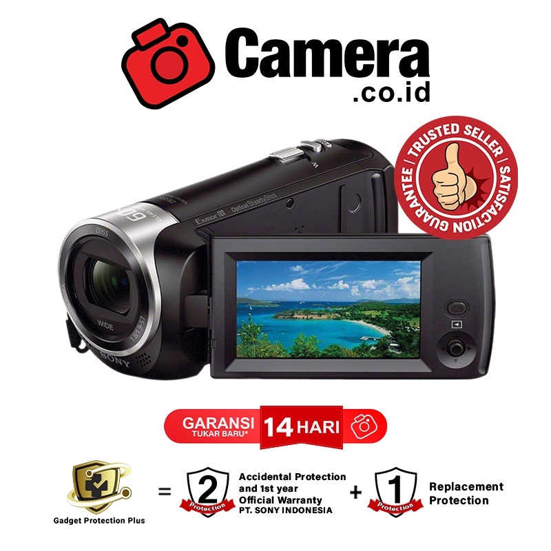 Jual Sony HDR-CX405 Handycam Resolusi FULL HD Dengan Stabilizer Dan ...