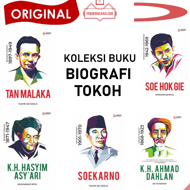 Jual Buku Original - Koleksi Buku Tokoh Buku Biografi Pilihan - Tan ...