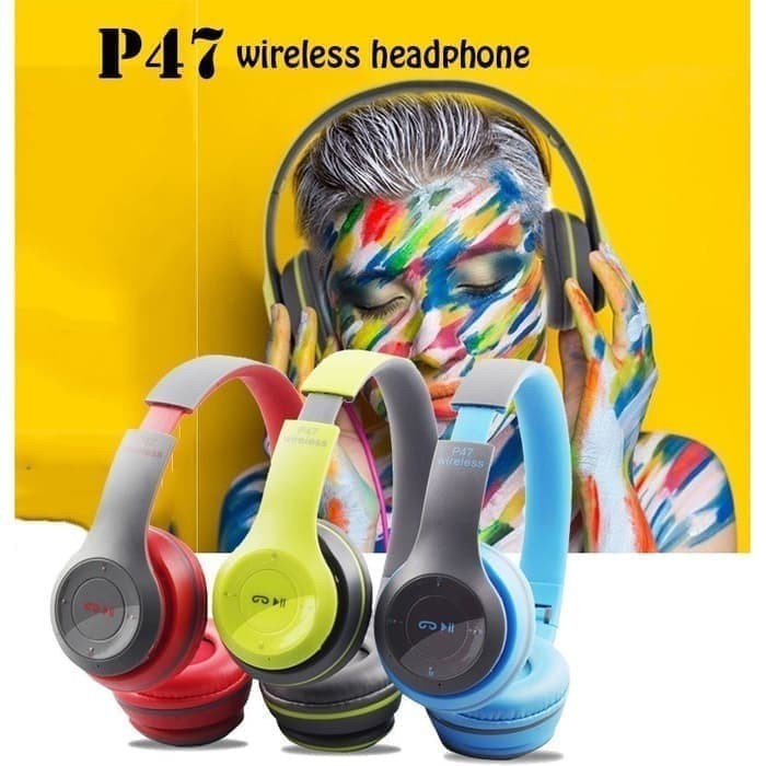 Jual Headset Terbaru HEADSET BLUETOOTH JBL P47 BANDO - HEADPHONE ...