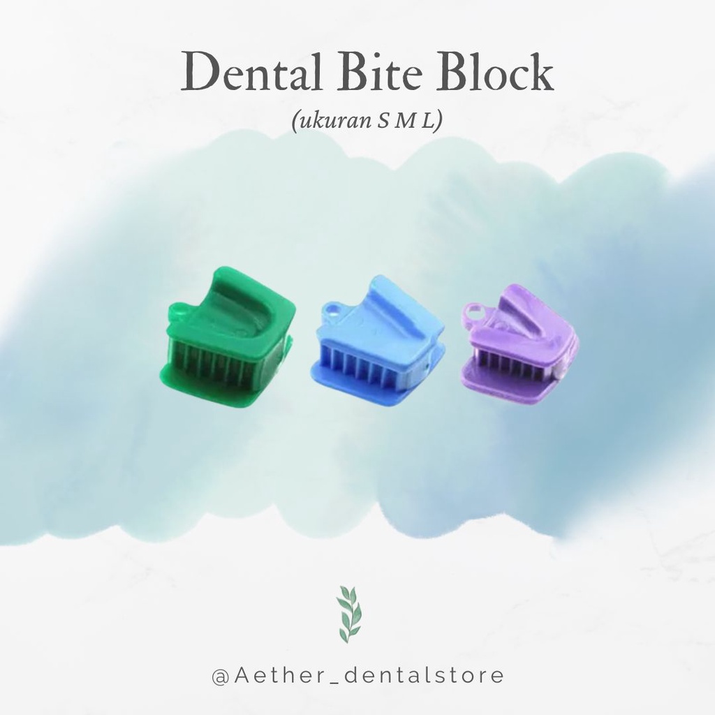 Jual Dental Bite Block / Bite Block SML / Rubber Mouth Support Shopee