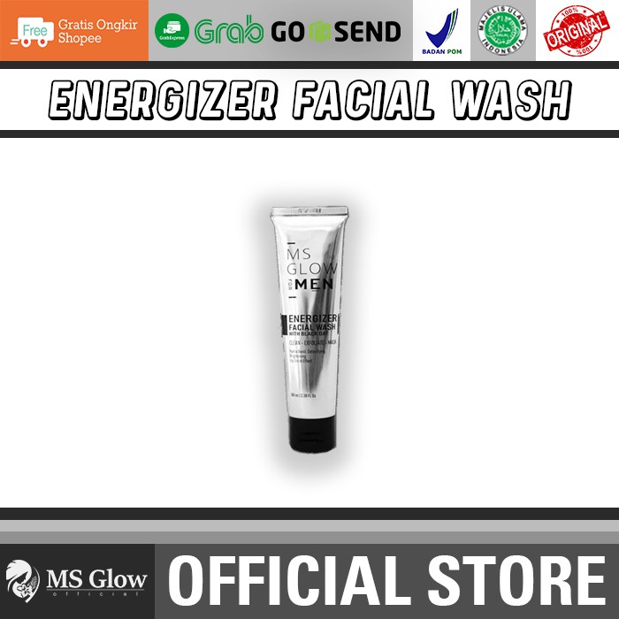 Jual Ms Glow Men Energizer Facial Wash Pilihan Sabun Wajah Pria Shopee Indonesia