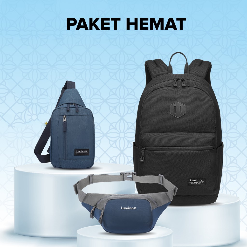 Jual Luminox Paket Hemat Tas Ransel Tas Selempang Parcel B | Shopee