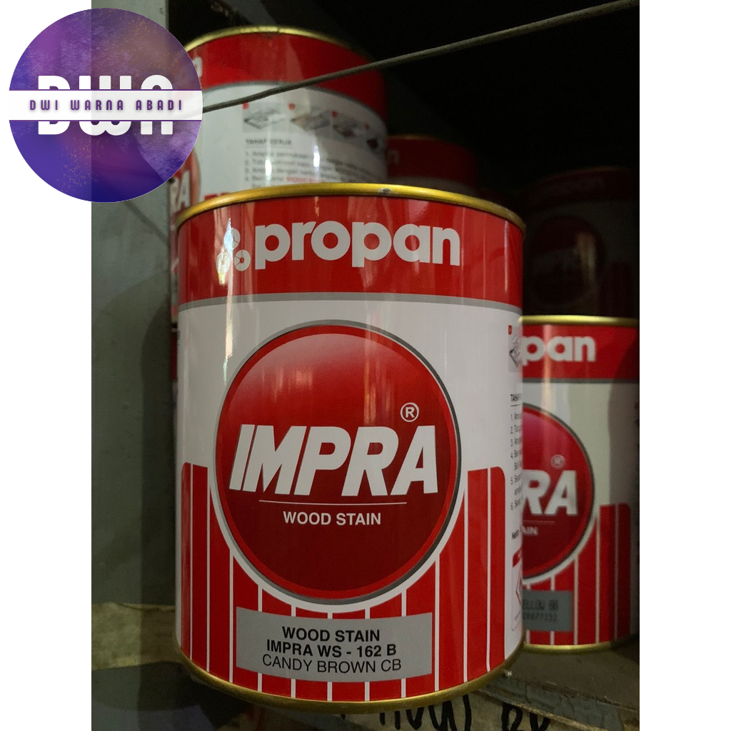 Jual IMPRA WS162 B CANDY BROWN CB CAT KAYU WOOD STAIN PROPAN 1L