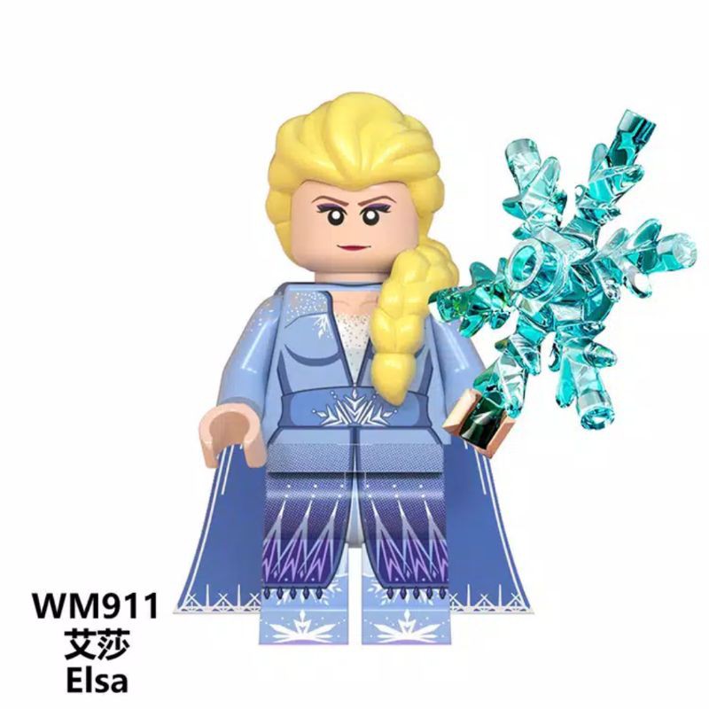 Jual Mainan Anak Edukasi Koleksi Figure Disney Princess Elsa WM911 ...