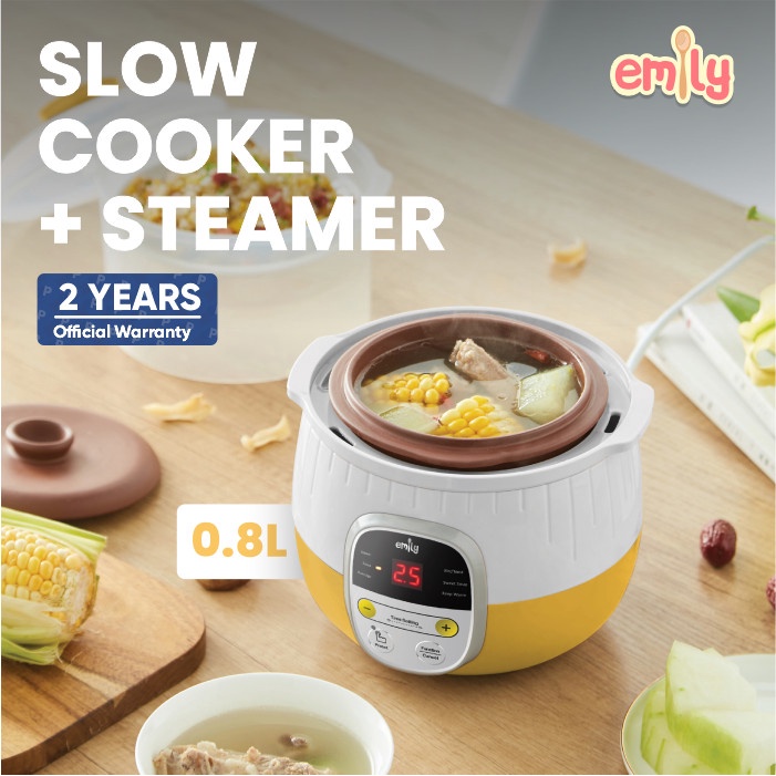 Jual luckybs SLOW COOKER EMILY PORRIDGE SLOW COOKER & STEAMER 0,8 LITER