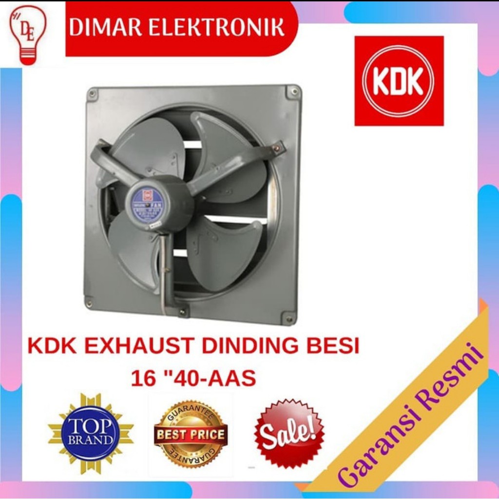 Jual Kdk Kipas Angin Besi Exhaust Dinding 16 Inch - 40aas | Shopee ...