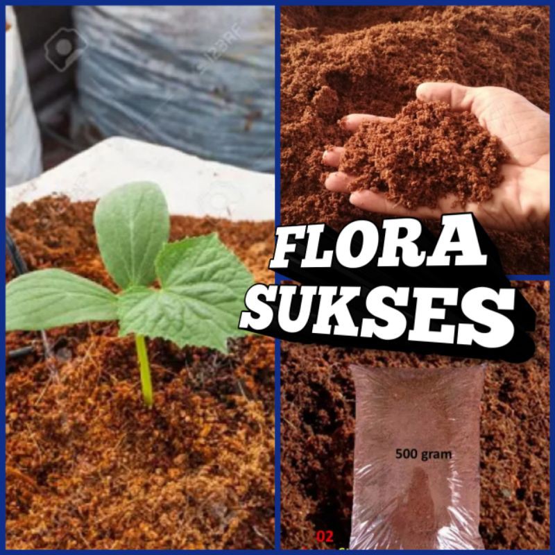 KEMASAN REPACK MEDIA TANAM COCOPEAT HALUS SABUT KELAPA MURNI LOW EC