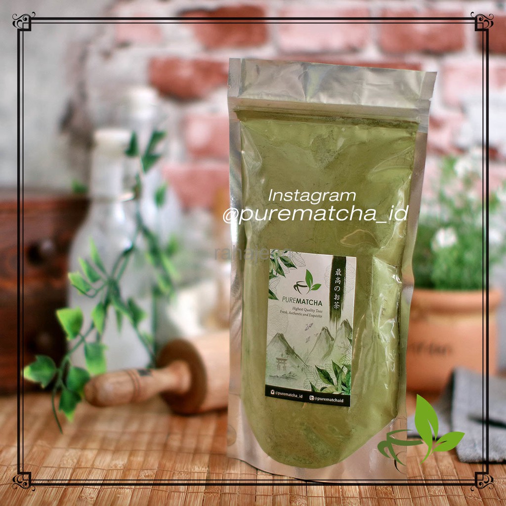 Jual Greentea Matcha / Green tea Powder Bubuk 100% Pure 500 gram ...