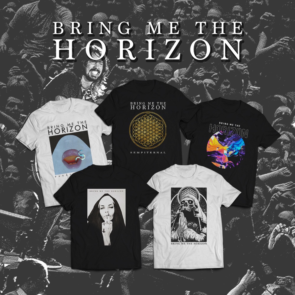 Jual Kaos Band / T-Shirt BMTH Bring Me The Horizon Series / DTG Kornit ...