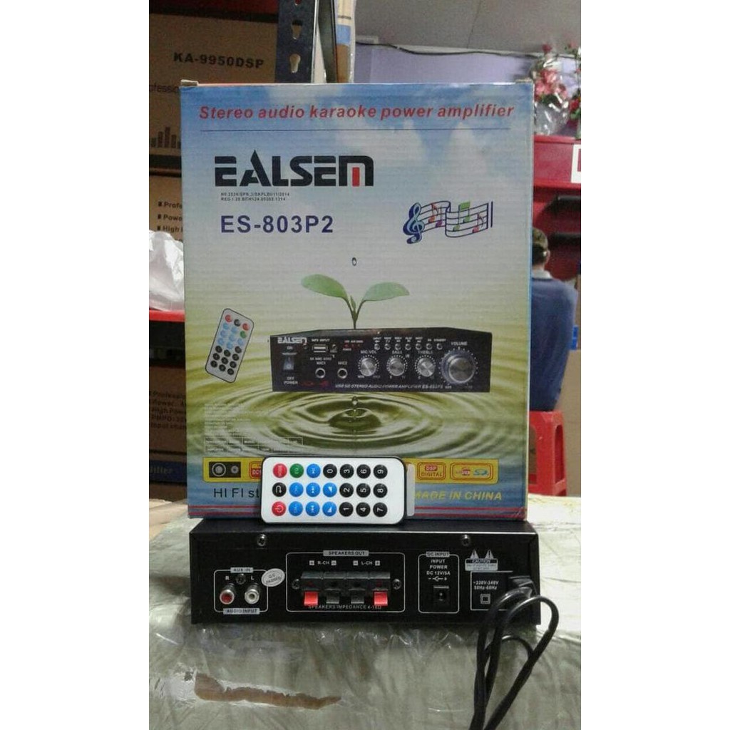 Jual Ampli Mini EALSEM ES 803 P2 Power Amplifier Shopee Indonesia